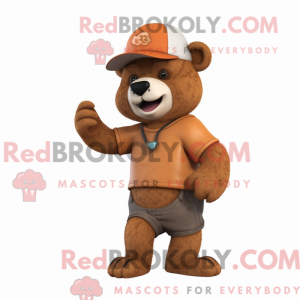 Rust Bear mascottekostuum...