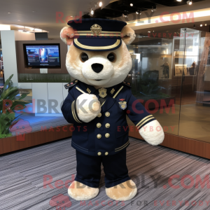 Navy Police Officer mascot...
