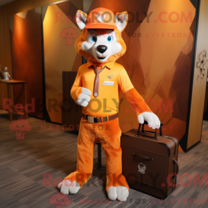 Orangefarbener...