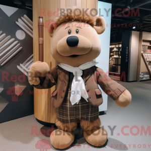 Brown Bagpipe mascot...