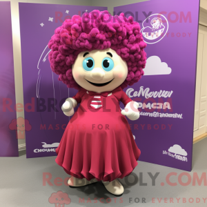 Magenta Clam Chowder mascot...