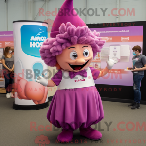 Disfraz de mascota Magenta...