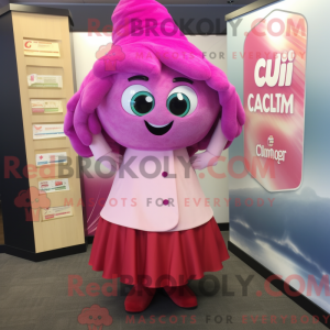 Magenta Clam Chowder maskot...