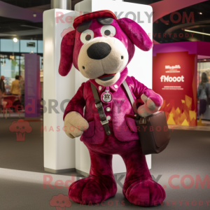 Disfraz de mascota Magenta...