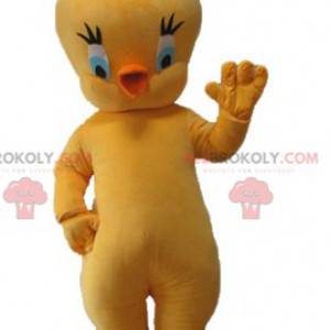 Maskot av Titi den berömda gula kanariefågeln av Looney Tunes -