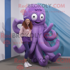Lila gebratene Calamari...