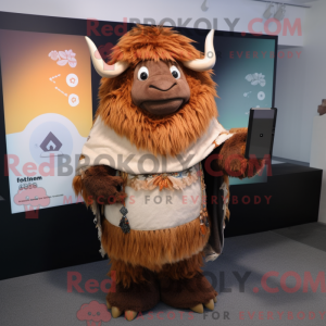 Costume de mascotte de Yak...
