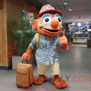 Postava maskota Peach Clown...