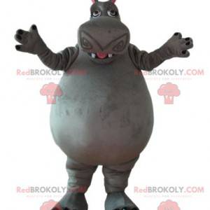 Mascot Gloria the hippopotamus from Madagascar cartoon -