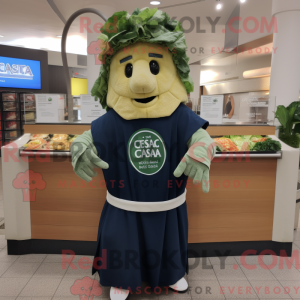 Navy Caesar Salad maskot...