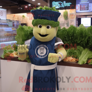 Navy Caesar Salad maskot...