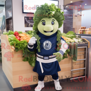 Navy Caesar Salad maskot...