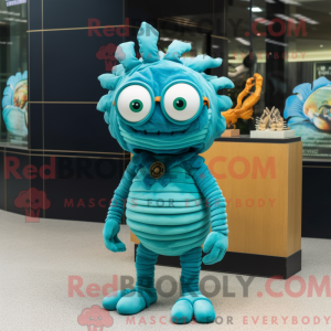 Turkis trilobite maskot...