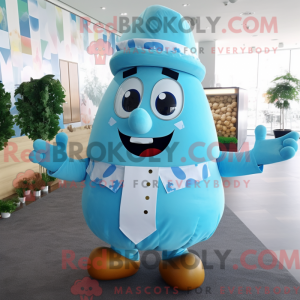 Postava maskota Sky Blue...