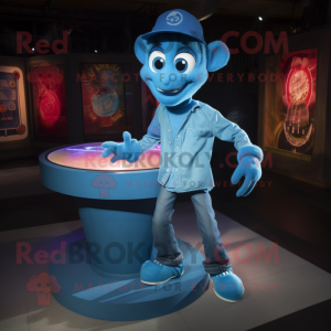 Cyan Plate Spinner mascotte...