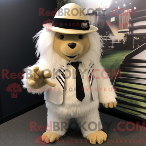 Kremowa maskotka Porcupine...