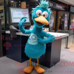 Postava maskota Teal...