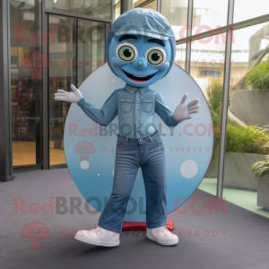 Cyan Plate Spinner mascotte...