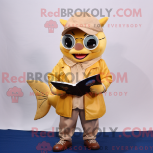 Postava maskota zlatého...