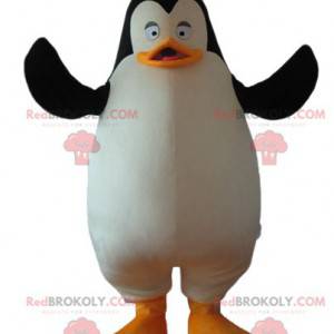 Mascota de pingüino de los dibujos animados pingüinos de