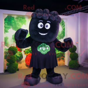 Black Broccoli mascot...