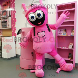 Rosa Contortionist maskot...
