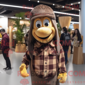 Brown Baa-mascottekostuum...