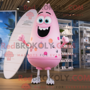Creme Pink maskot kostume...