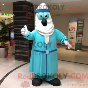 Disfraz de mascota de Cyan...