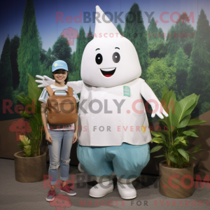 White Beet maskot drakt...