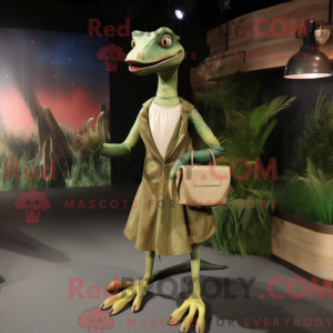 Olive Coelophysis maskot...