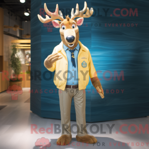 Gold Elk-maskotkostyme...
