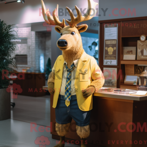Gold Elk-maskotkostyme...