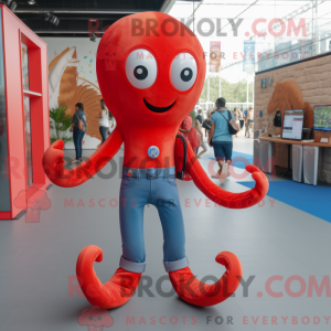 Costume mascotte de poulpe...