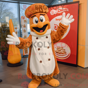Cream Currywurst mascot...