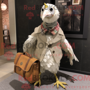 White Guinea Fowl mascot...