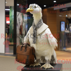 White Guinea Fowl mascot...