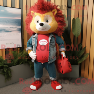 Maskotka Red Hedgehog...