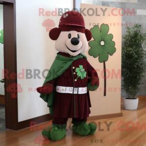 Maroon Bunch Of Shamrocks...