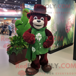 Costume de mascotte marron...