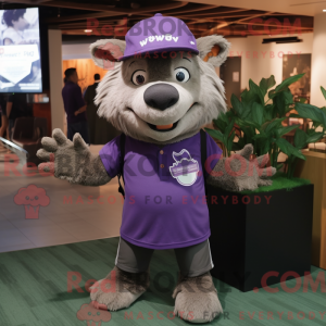 Lavender Wild Boar mascot...