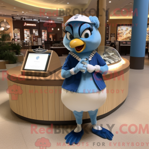 Costume de mascotte de geai...
