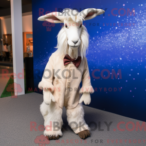 Tan Angora Goat maskot...