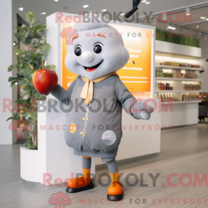 Sølv aprikos maskot drak...