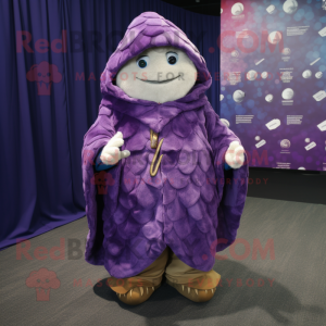 Purple Oyster mascotte...