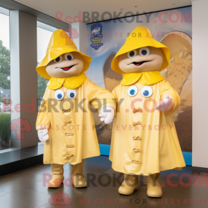 Maskottchenkostüm Gold Clam...