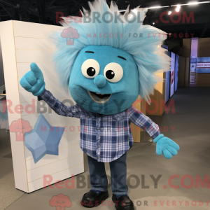 Postava maskota Cyan Ray...