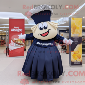 Navy Lasagne maskot kostume...
