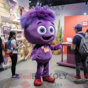 Personaggio mascotte Purple...