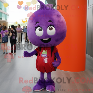 Purple Plum Maskottchen...